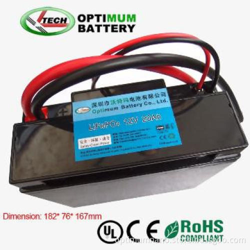 12V lithium iron phosphate battery for e-bike,UPS storage.